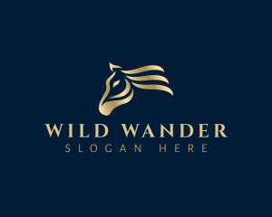 Wild Equine Horse logo design