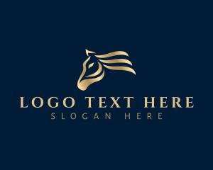 Pony - Wild Equine Horse logo design