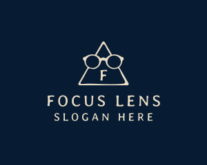 Eyeglasses Optical Lens logo design