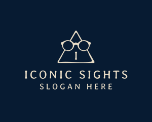 Eyeglasses Optical Lens logo design