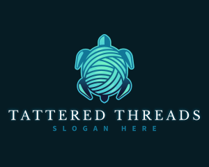 Yarn Thread Turtle logo design