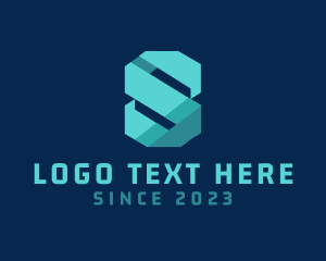 Negative Space - Modern Agency Letter S logo design