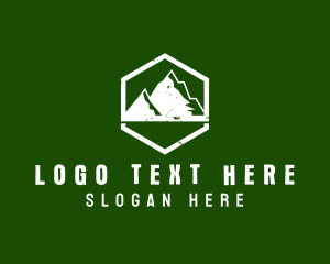 Alps - Outdoor Mountain Camp logo design