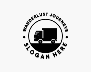 Roadie - Logistics Delivery Truck logo design