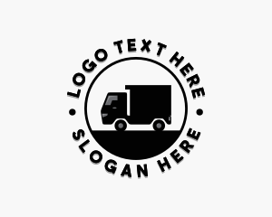 Delivery Van - Logistics Delivery Truck logo design