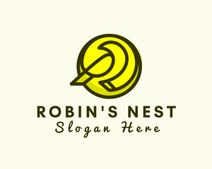 Robin - Wild Bird Aviary logo design