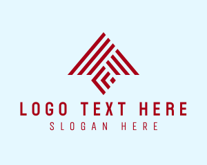 Logistics - Modern Arrow Letter A logo design