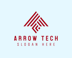 Modern Arrow Letter A  logo design