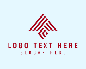Delivery Service - Modern Arrow Letter A logo design