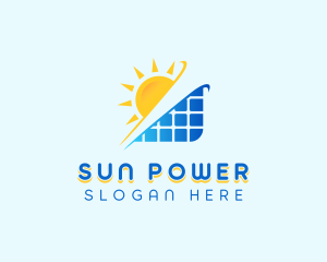 Solar - Sustainable Solar Energy logo design