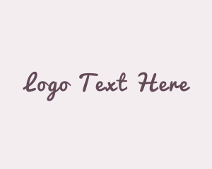 Cursive - Feminine Cursive Beauty logo design