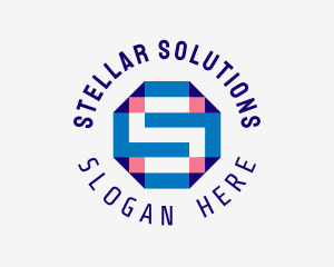 Digital Startup Letter S logo design