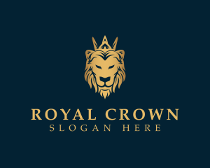 Royal Crown Lion logo design