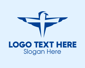 Gospel - Religious Bird Cross logo design