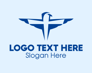 Religious - Religious Bird Cross logo design