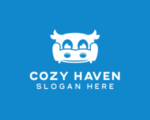 Sofa - Cow Sofa Furniture logo design