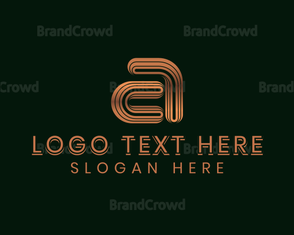 Startup Modern Company Letter A Logo