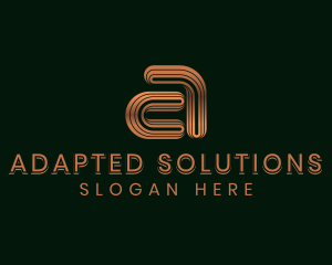 Startup Modern Company Letter A logo design