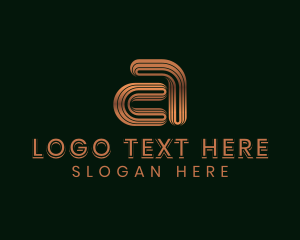Media - Startup Modern Company Letter A logo design