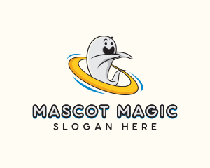 Scary Happy Ghost logo design