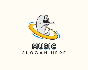 Mascot - Happy Ghost Mascot logo design