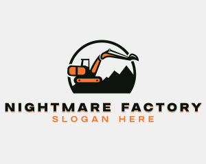 Excavation Industrial Construction Logo