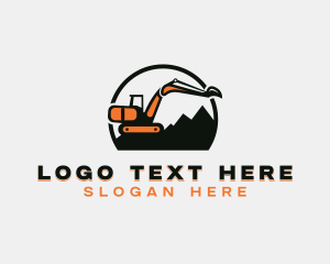 Engineer - Excavation Industrial Construction logo design