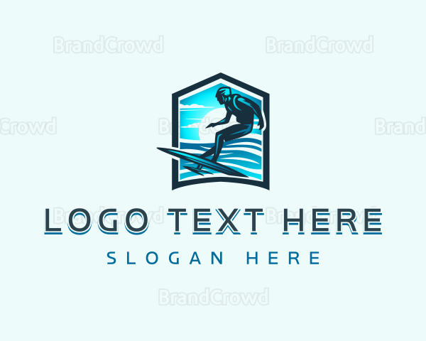 Ocean Foil Surfing Logo