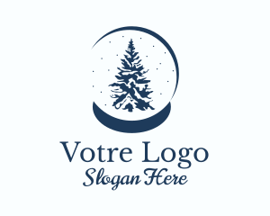 Winter Snow Globe  Logo