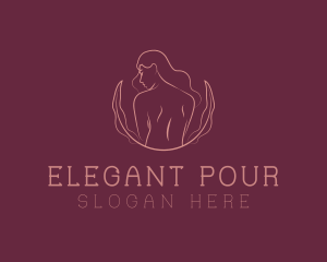 Elegant Female Wellness Spa logo design