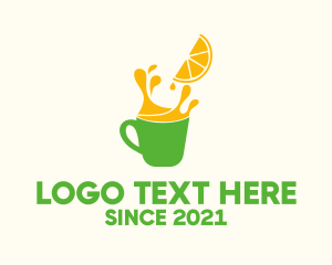 Fruit Shop - Orange Juice Stall logo design