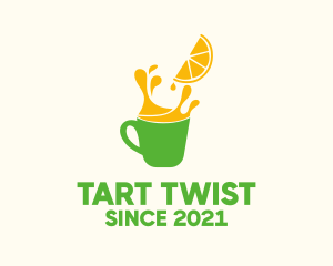 Orange Juice Stall  logo design