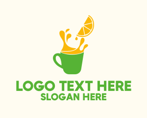 Orange Juice Stall  Logo