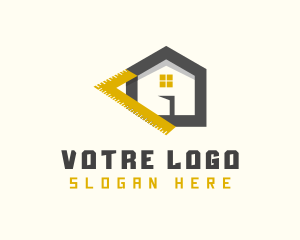 L Square House Repair logo design
