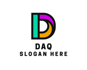 Advertising Agency Letter D logo design