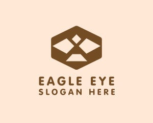 Geometric Bird Eagle  logo design