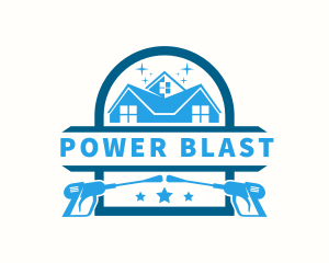 Power Washing Sanitation Maintenance logo design