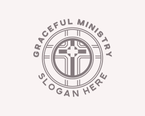 Ministry - Religious Cross Ministry logo design