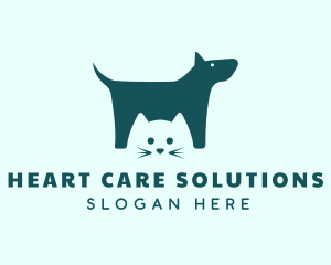 Cat Dog Veterinary logo design