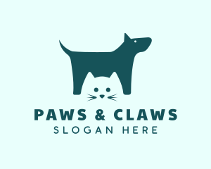 Veterinary - Cat Dog Veterinary logo design