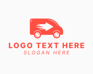 Delivery Van - Van Logistics Services logo design