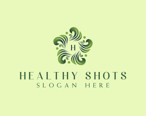 Healthy Organic Leaf  logo design