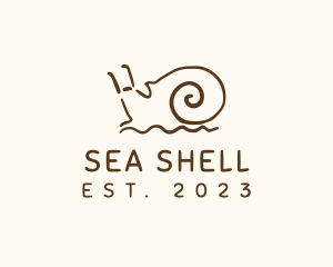 Mollusk - Animal Garden Snail logo design
