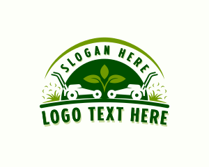 Yard - Lawn Mower Garden Landscaping logo design