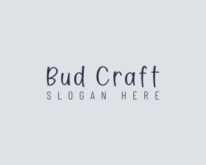 Handwritten Craft Boutique logo design