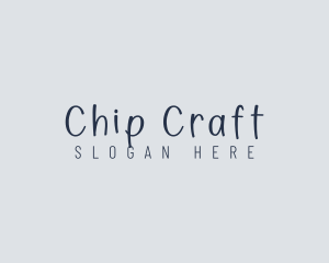 Handwritten Craft Boutique logo design