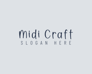 Handwritten Craft Boutique logo design