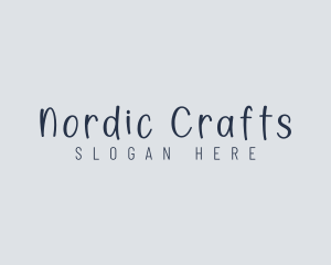 Handwritten Craft Boutique logo design