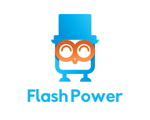 Owl Flash Drive logo design