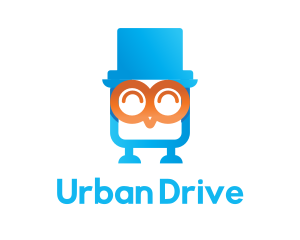 Owl Flash Drive logo design